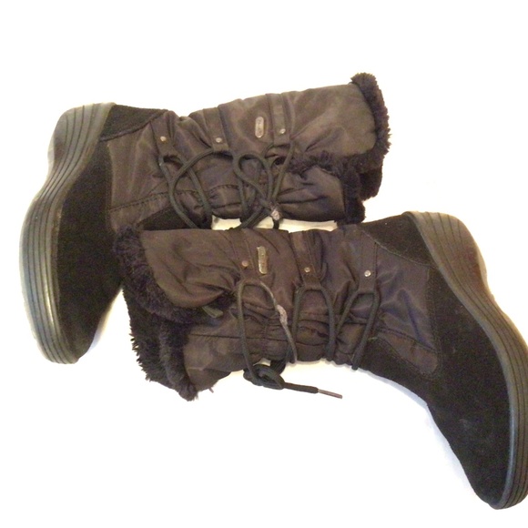 ‼️SALE‼️Pajar Waterproof Winter Wedges Lace Up Boots Size38/US7 - Picture 2 of 7